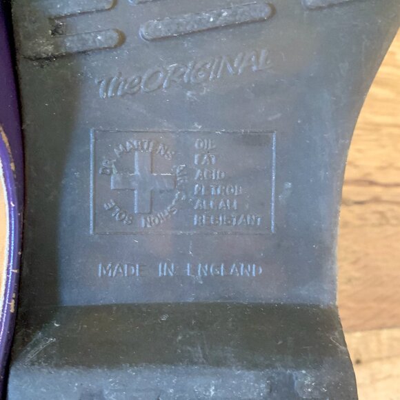 Dr Martens Purple 1461 Shoes - UK 5.5 US 7/8 - Picture 3 of 15